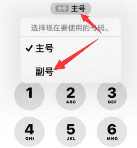 易门苹果14维修店分享iPhone 14 Pro Max使用副卡打电话的方法 