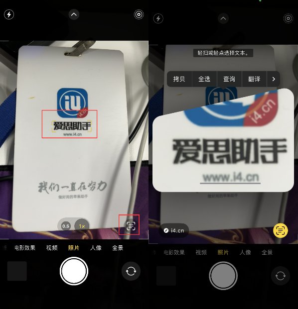 易门苹果手机维修分享升级iOS 16后如何通过相机翻译文本 