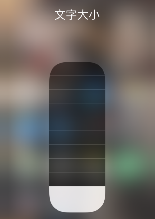 易门苹果手机维修分享小技巧：在 iPhone 控制中心快速调节字体大小 