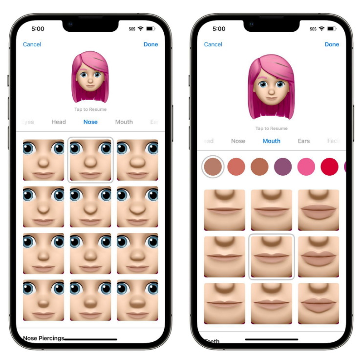易门苹果手机维修分享​iOS 16中的拟我表情有了哪些变化和升级 